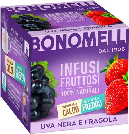  Black grapes and strawberry - Bonomelli