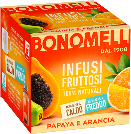ORANGE with orange peel and papaya juice - Bonomelli