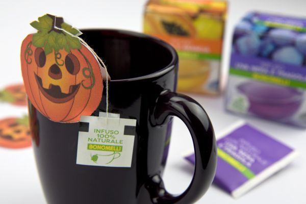 Reggi bustina infuso/tisana a tema Halloween - Bonomelli Reggi bustina infuso/tisana a tema Halloween - Bonomelli