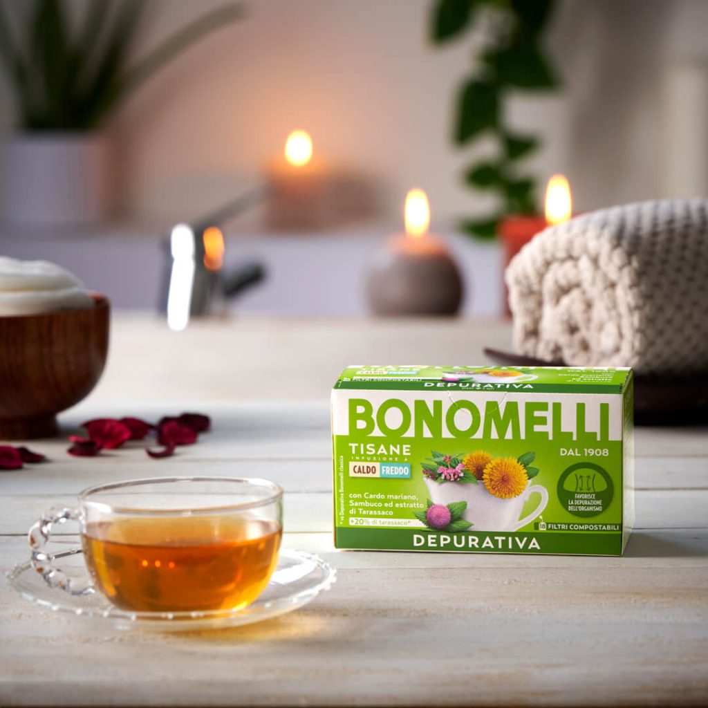 Tisane Bonomelli Tisana Probiotica Difese Immunitarie à l'échinacée et –  Italian Gourmet FR