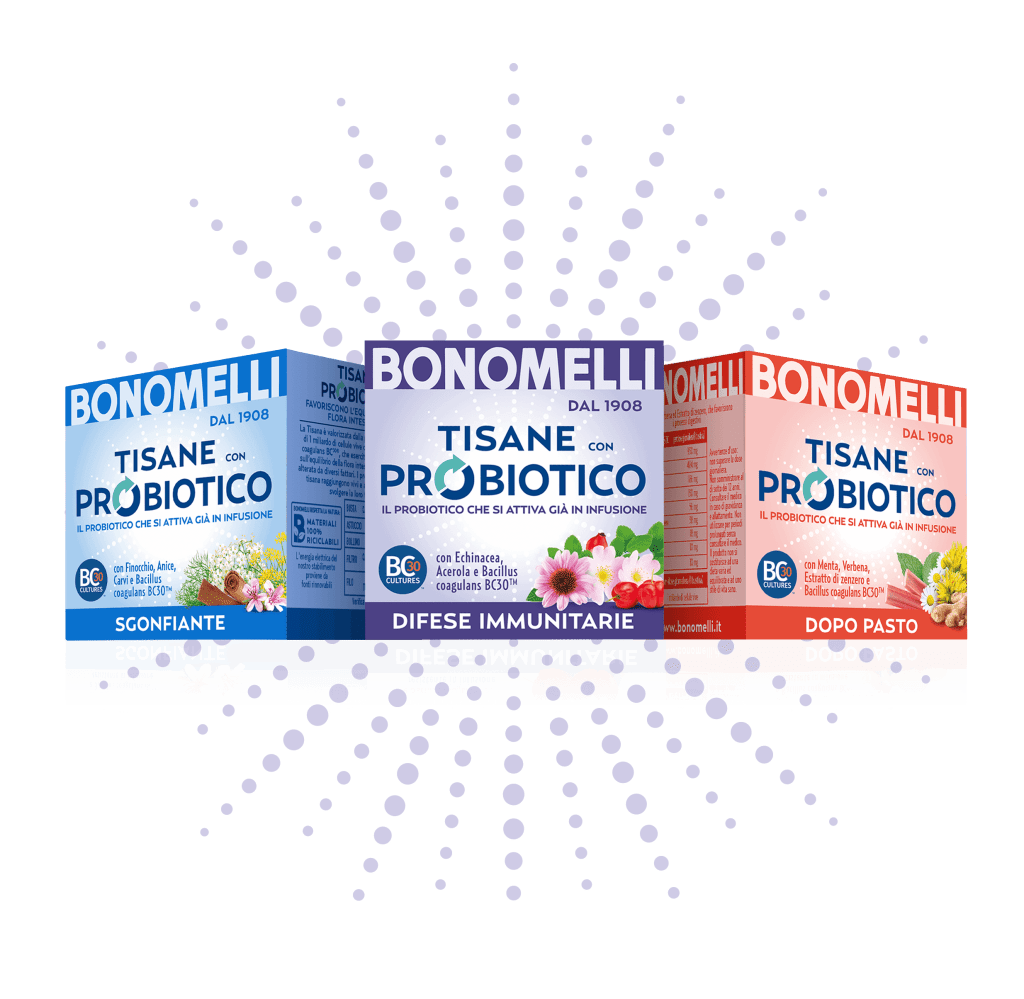 Tisana Probiotica Difese Immunitarie Bonomelli, Conf.10 Bustine