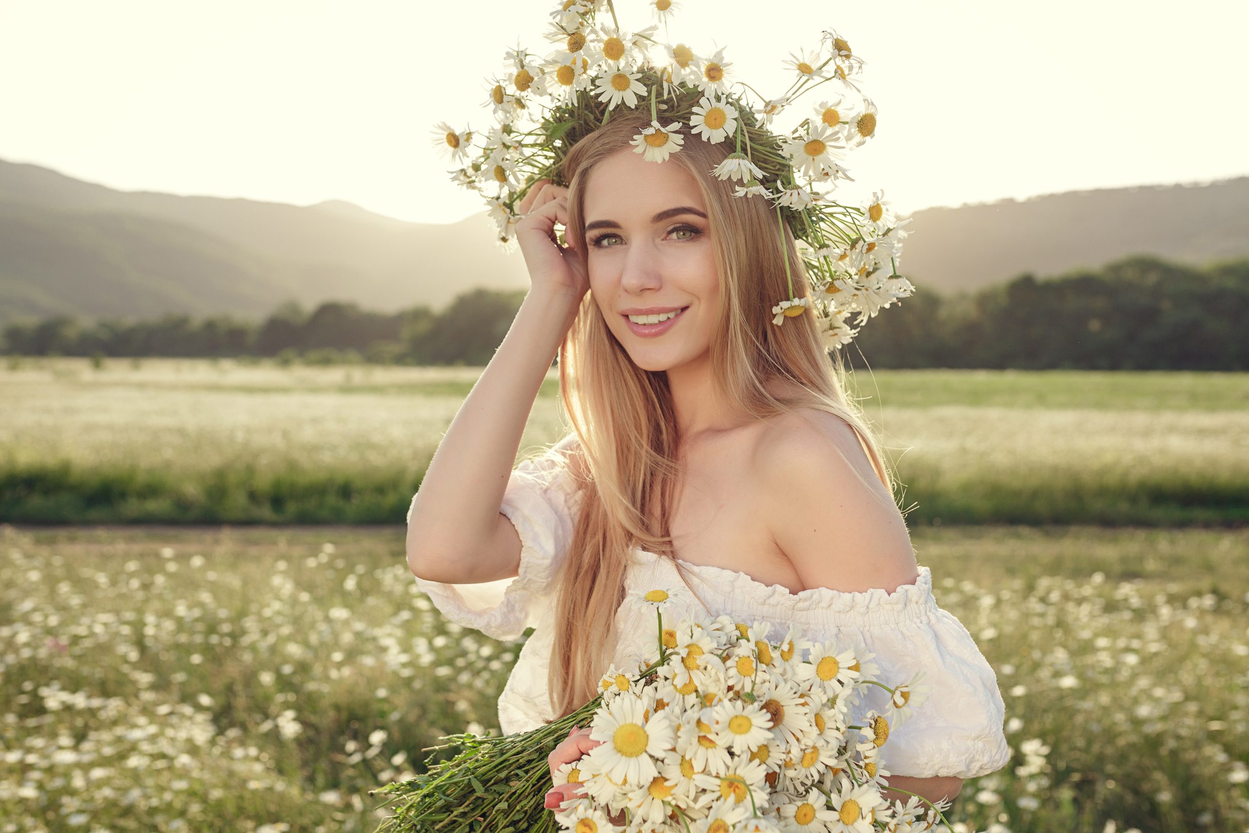 Come schiarire i capelli con la camomilla